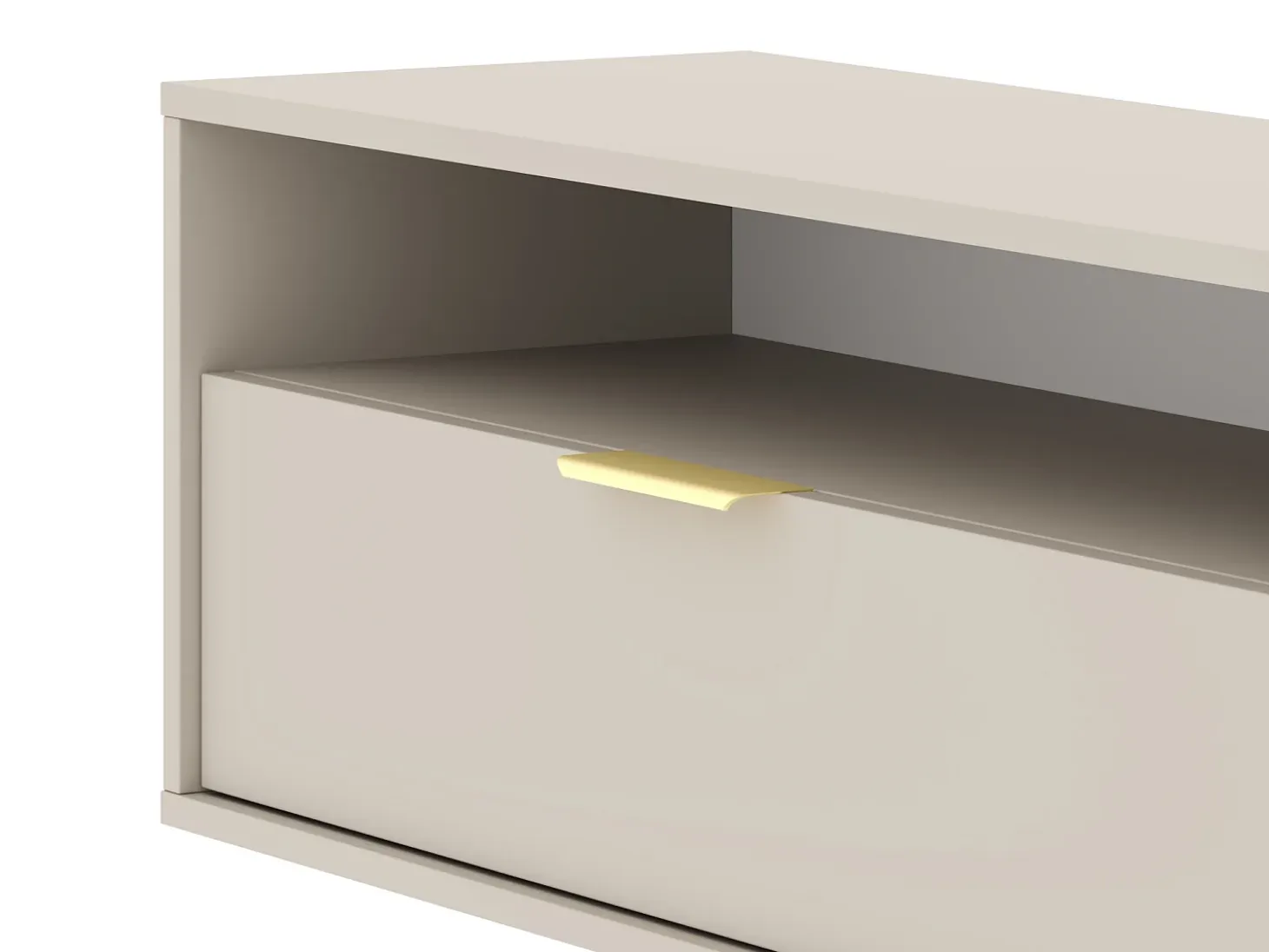 Mueble de pared para televisor colgado Queen 75 de cachemir