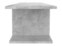 Mueble de pared para TV gris hormigón 103x30x26,5 cm
