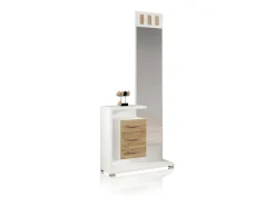Mueble de recibidor Prisma Cambria - Blanco