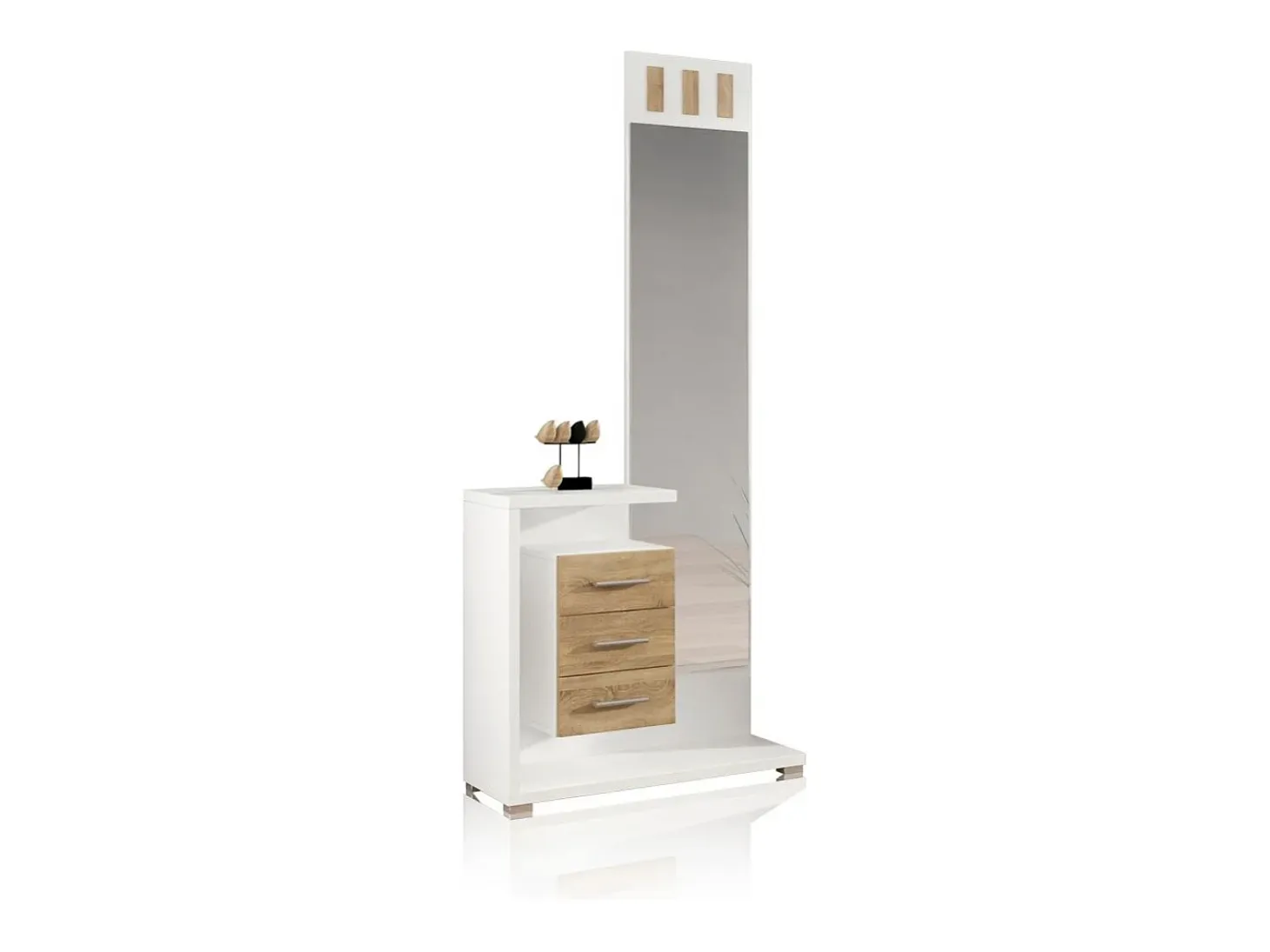 Mueble de recibidor Prisma Cambria - Blanco
