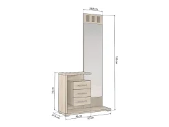 Mueble de recibidor Prisma Cambria
