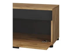 Mueble de salón oro power roble/antracita 70.8x35.3x38.9 berno
