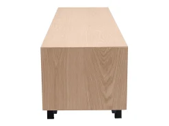 Mueble de TV acabado en roble con nicho abierto L160 cm MANNY