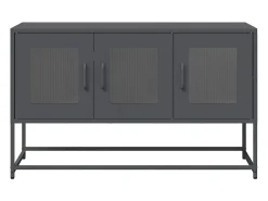 Mueble de TV acero laminado en frío antracita 100,5x39x60,5 cm
