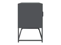 Mueble de TV acero laminado en frío antracita 100,5x39x60,5 cm