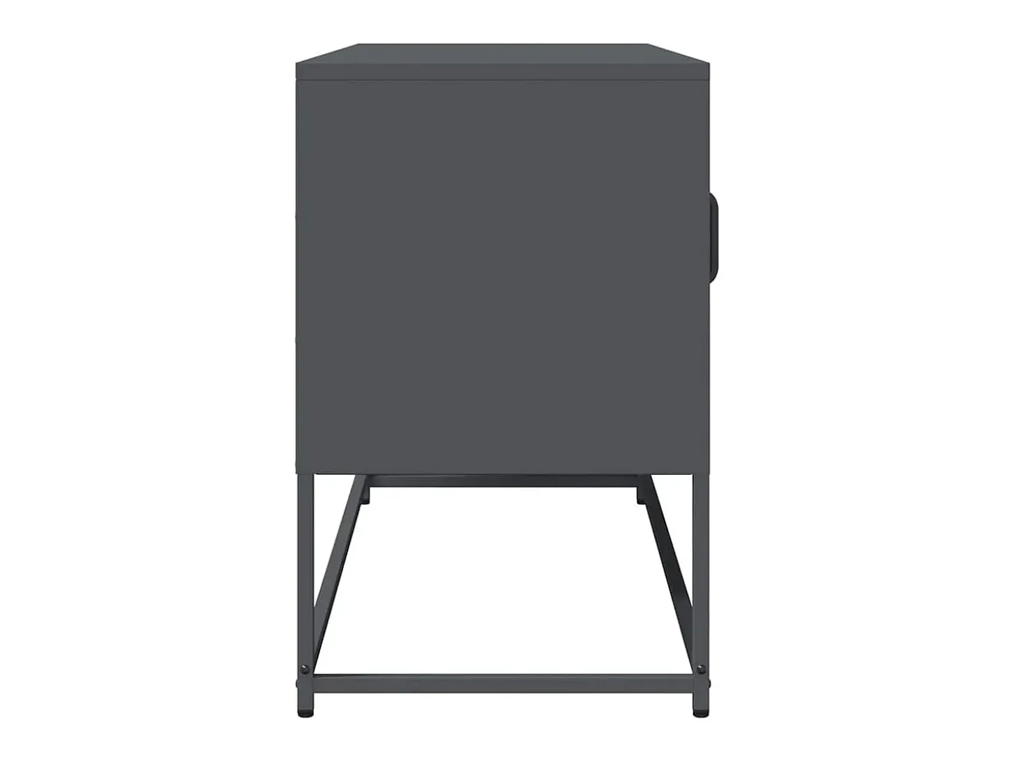 Mueble de TV acero laminado en frío antracita 100,5x39x60,5 cm