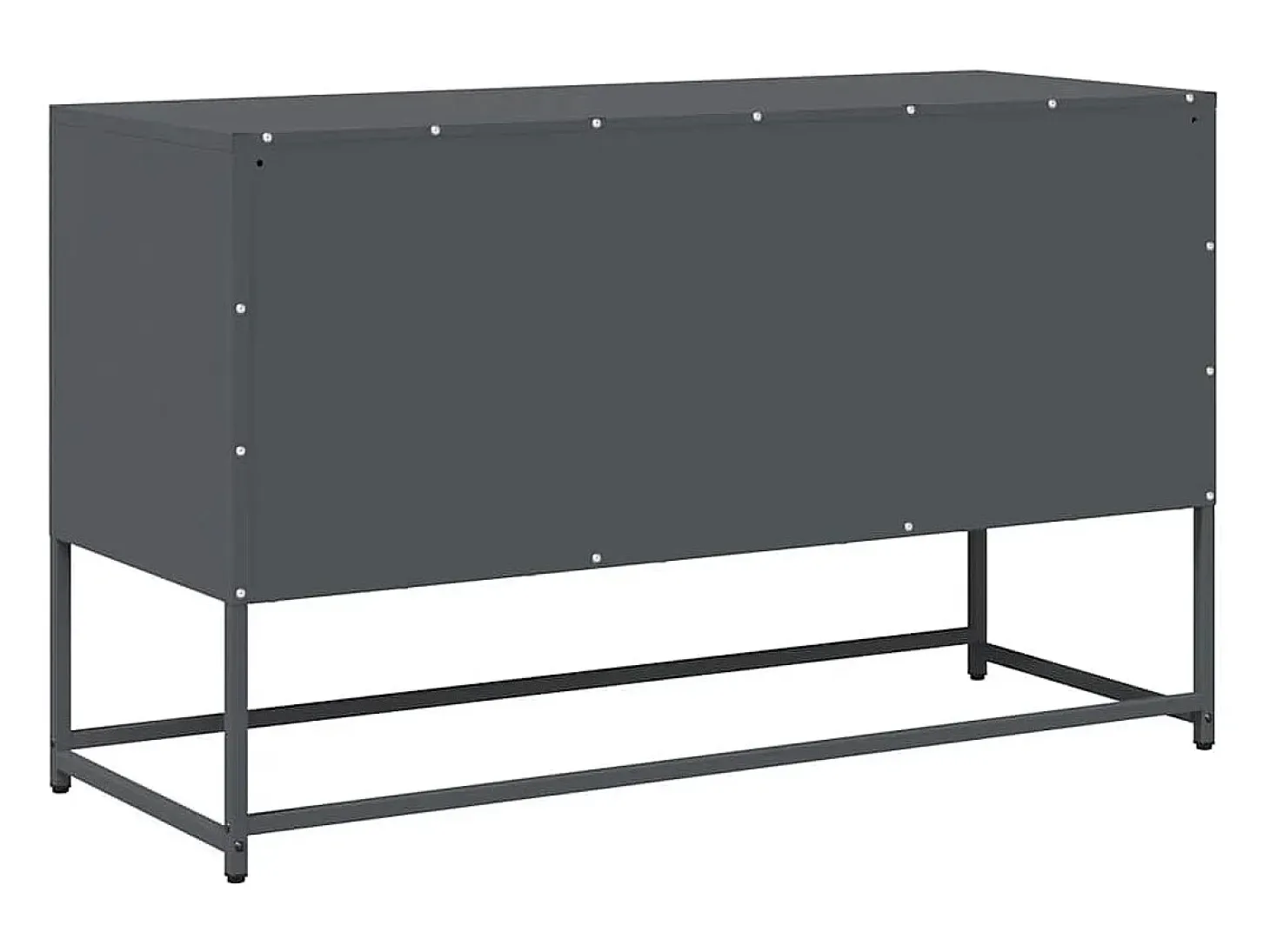 Mueble de TV acero laminado en frío antracita 100,5x39x60,5 cm