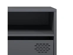 Mueble de TV acero laminado en frío antracita 202x39x43,5 cm