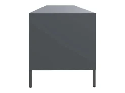Mueble de TV acero laminado en frío antracita 202x39x43,5 cm