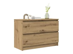 Mueble de TV Artisan Roble 80x35x54 cm Madera de ingeniería