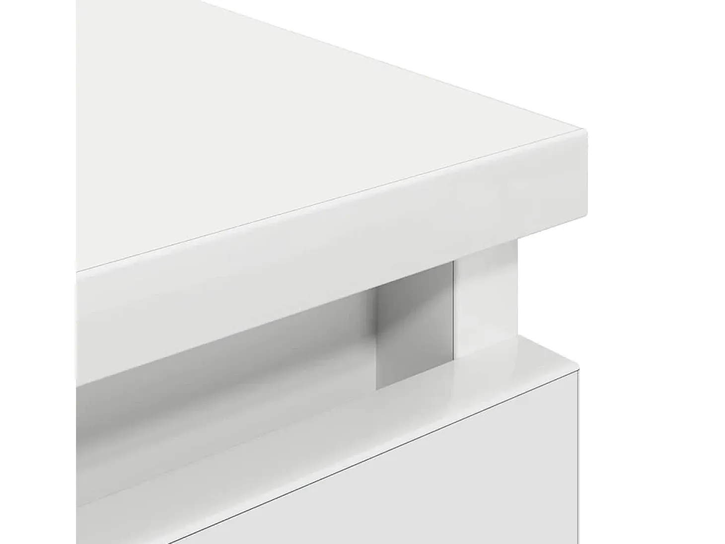 Mueble de TV blanco 60x35x54 cm madera contrachapada