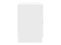 Mueble de TV blanco 60x35x54 cm madera contrachapada