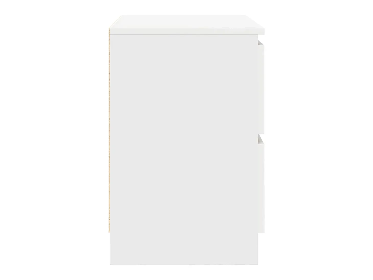 Mueble de TV blanco 60x35x54 cm madera contrachapada