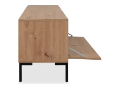 Mueble de TV con 2 abatibles y 2 nichos de 150 cm - Plock