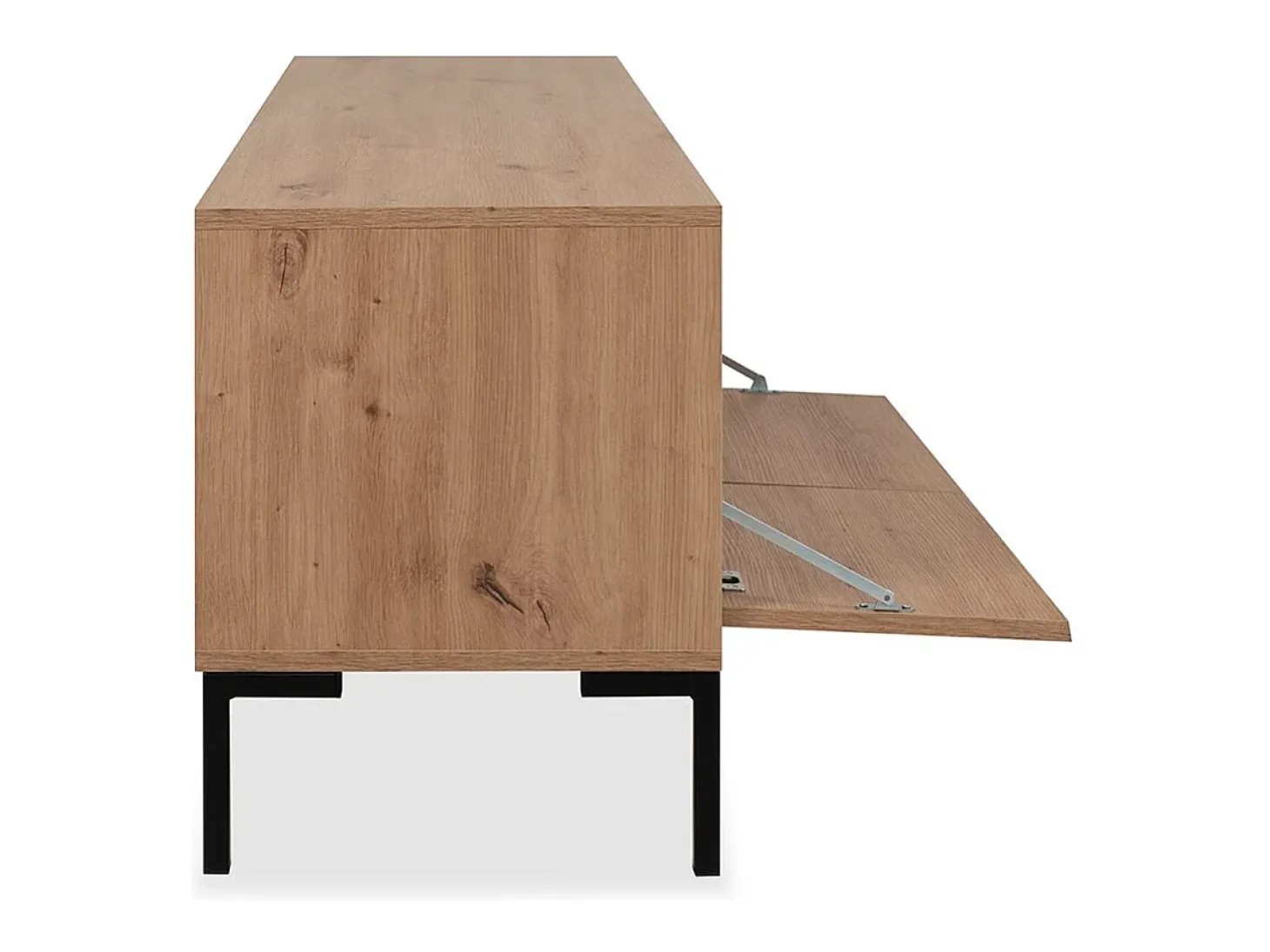 Mueble de TV con 2 abatibles y 2 nichos de 150 cm - Plock