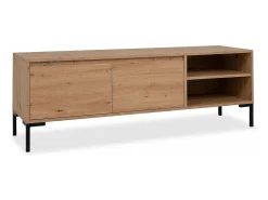 Mueble de TV con 2 abatibles y 2 nichos de 150 cm - Plock