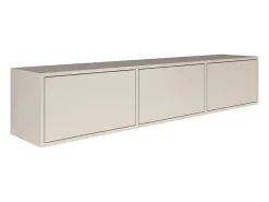 Mueble de TV con 3 puertas – gris cachemira – 150 cm – FRAMME