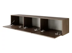 Mueble de TV con 3 puertas – acabado nogal – 150 cm – FRAMME