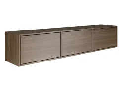 Mueble de TV con 3 puertas – acabado nogal – 150 cm – FRAMME