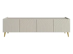 Mueble de TV con 4 puertas - Beige - NORSIM de Pascal Morabito