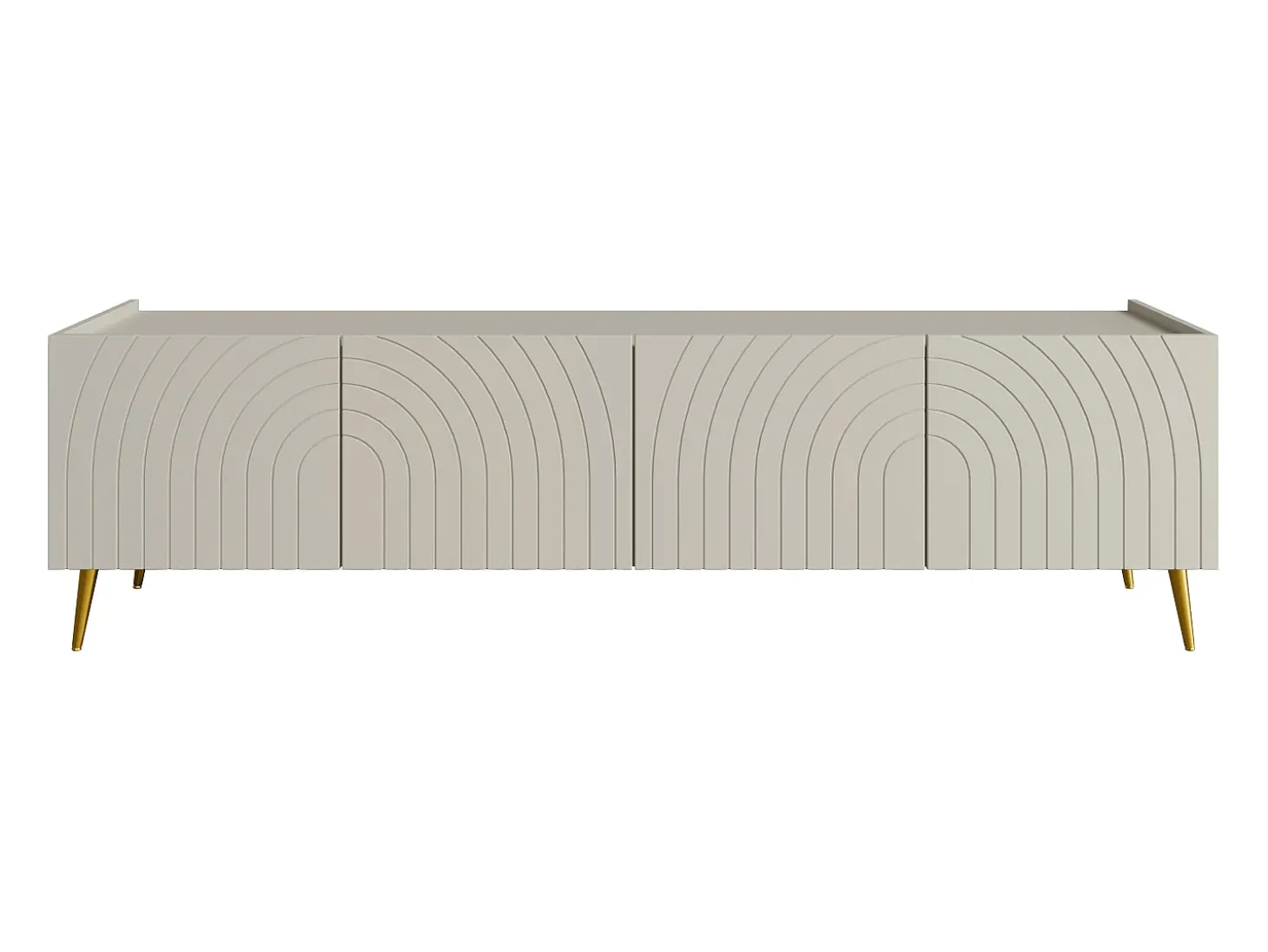 Mueble de TV con 4 puertas - Beige - NORSIM de Pascal Morabito