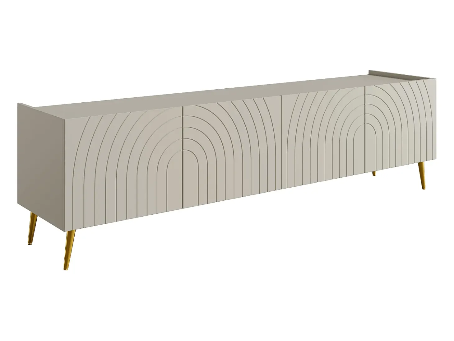 Mueble de TV con 4 puertas - Beige - NORSIM de Pascal Morabito