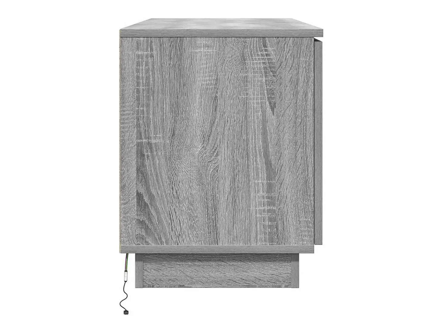 Mueble de TV con LED Gris sonoma 100 x 38 x 49 cm