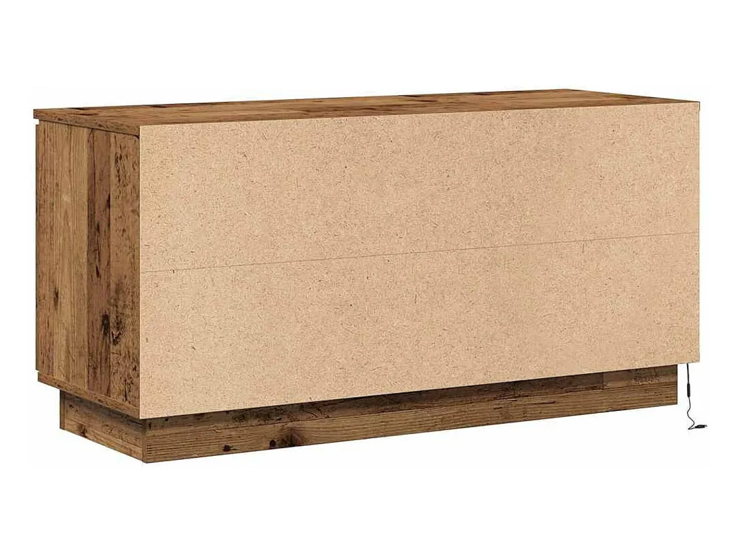Mueble de TV con LED Madera Vieja 100 x 38 x 49 cm