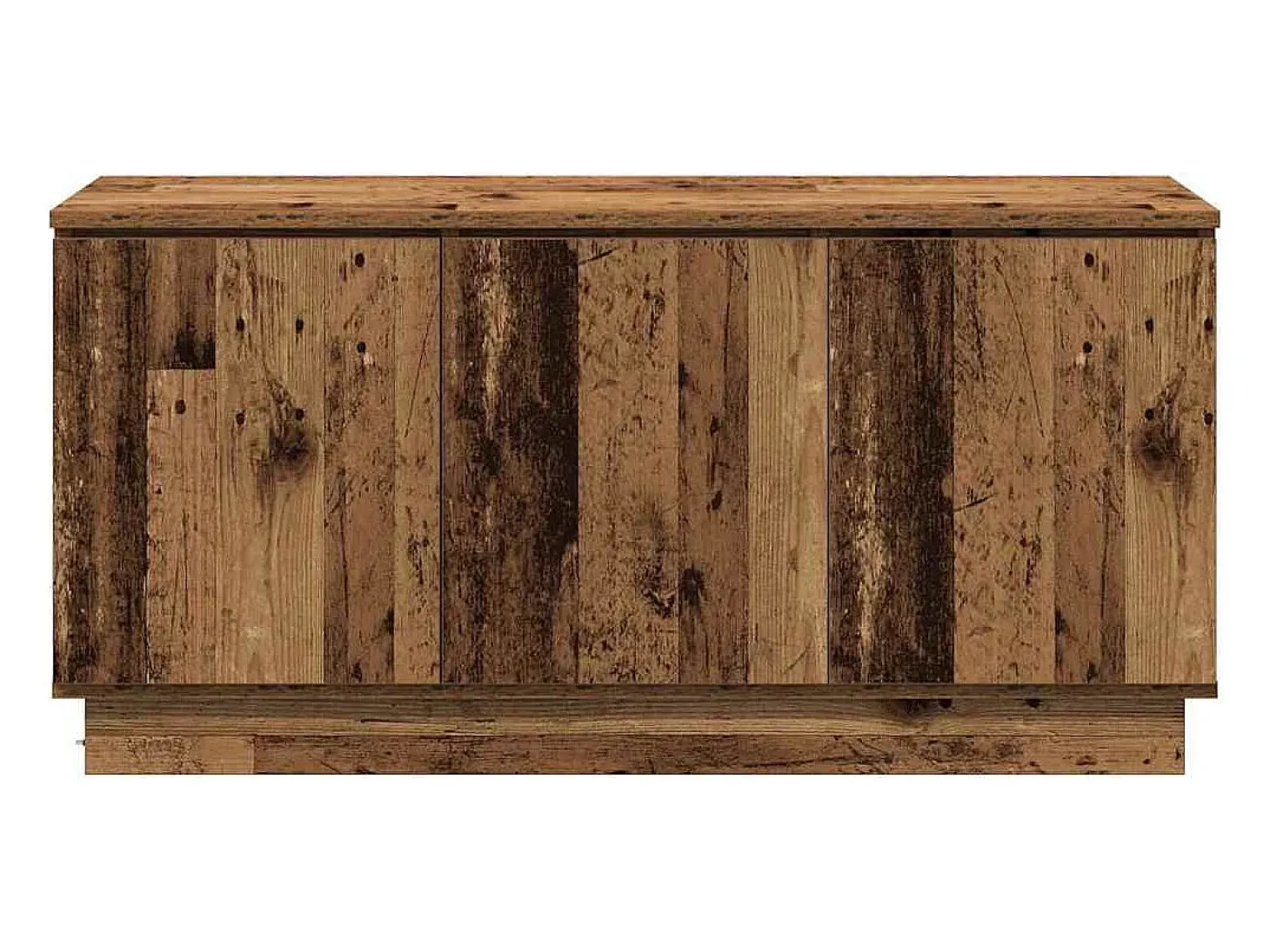 Mueble de TV con LED Madera Vieja 100 x 38 x 49 cm