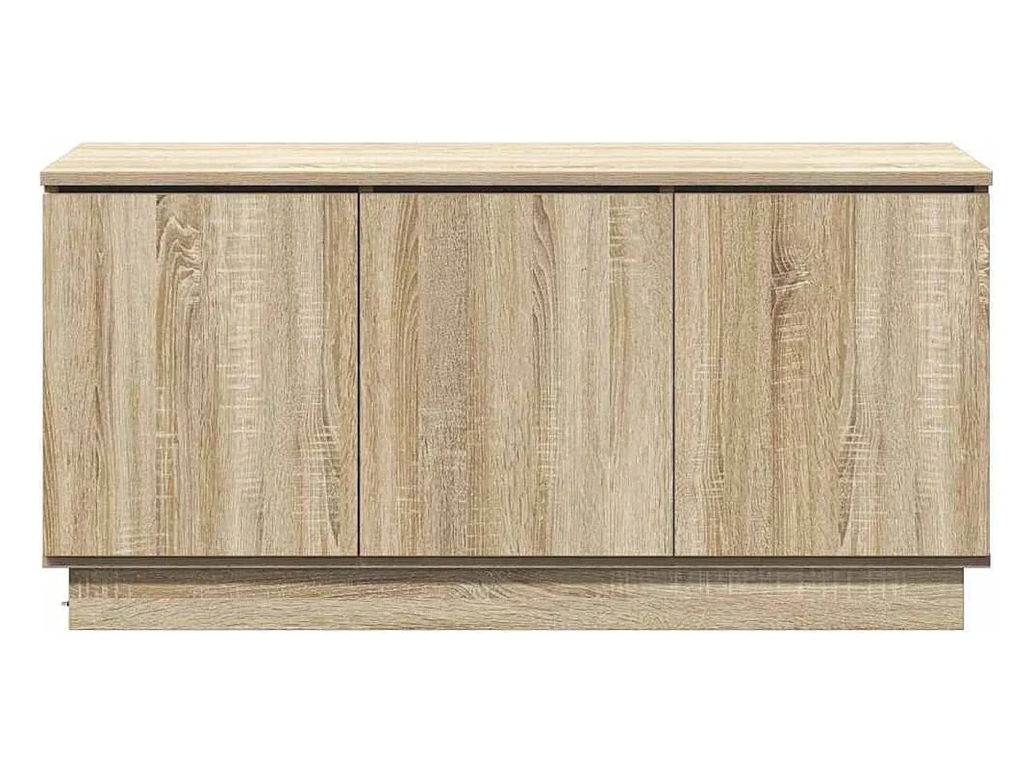 Mueble de TV con LED Roble Sonoma 100 x 38 x 49 cm