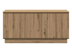 Mueble de TV con LED Roble artisan 100 x 38 x 49 cm