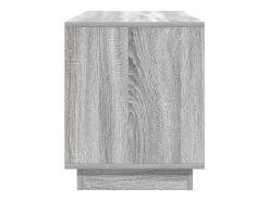 Mueble de TV con luces LED Sonoma gris 100x41x50 cm