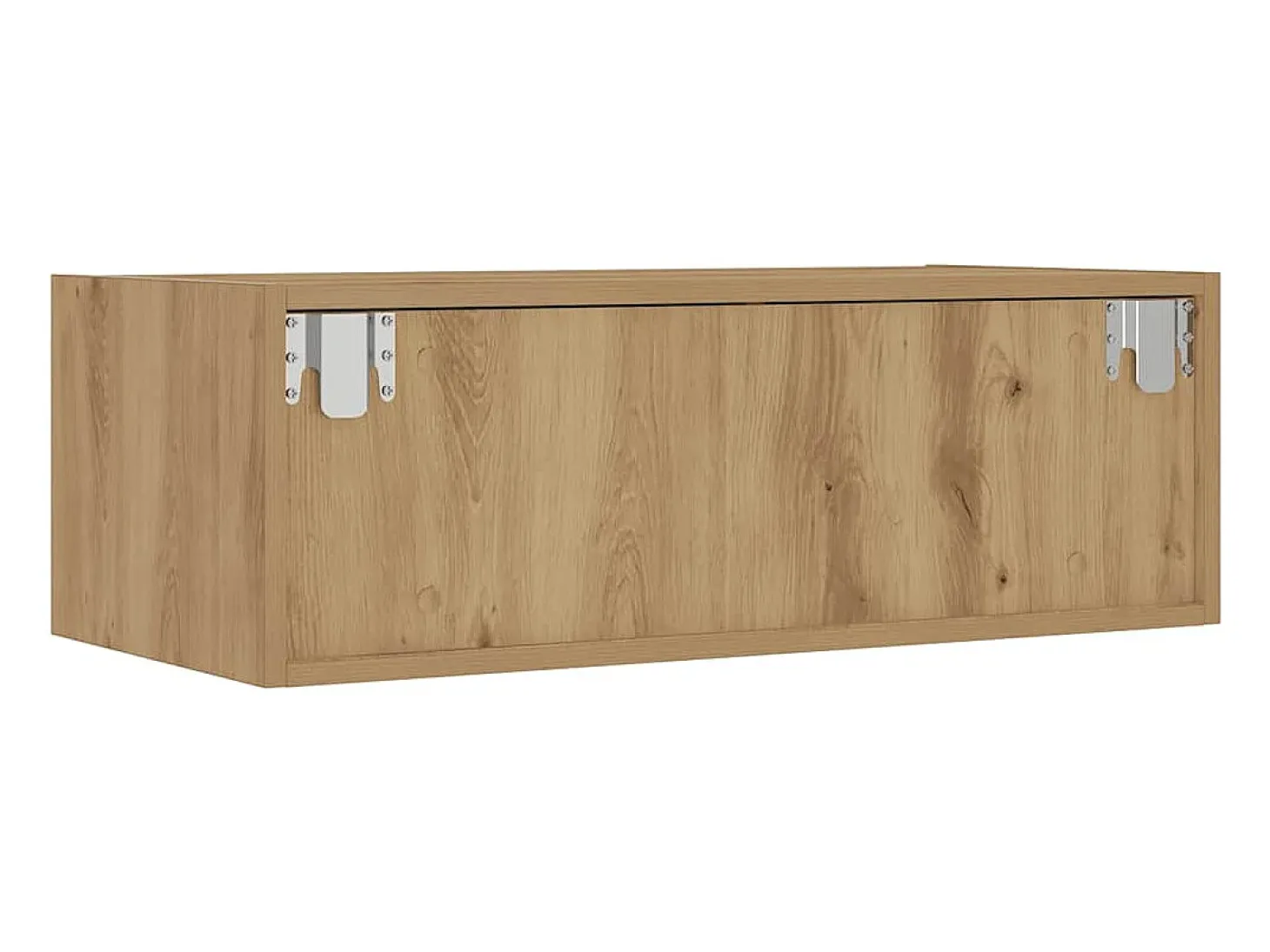 Mueble de TV con luces LED roble artisan 75x35,5x25 cm