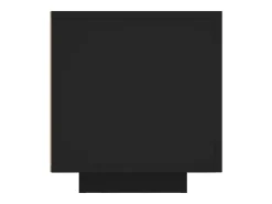 Mueble de TV con luces LED negro 160x35x40 cm
