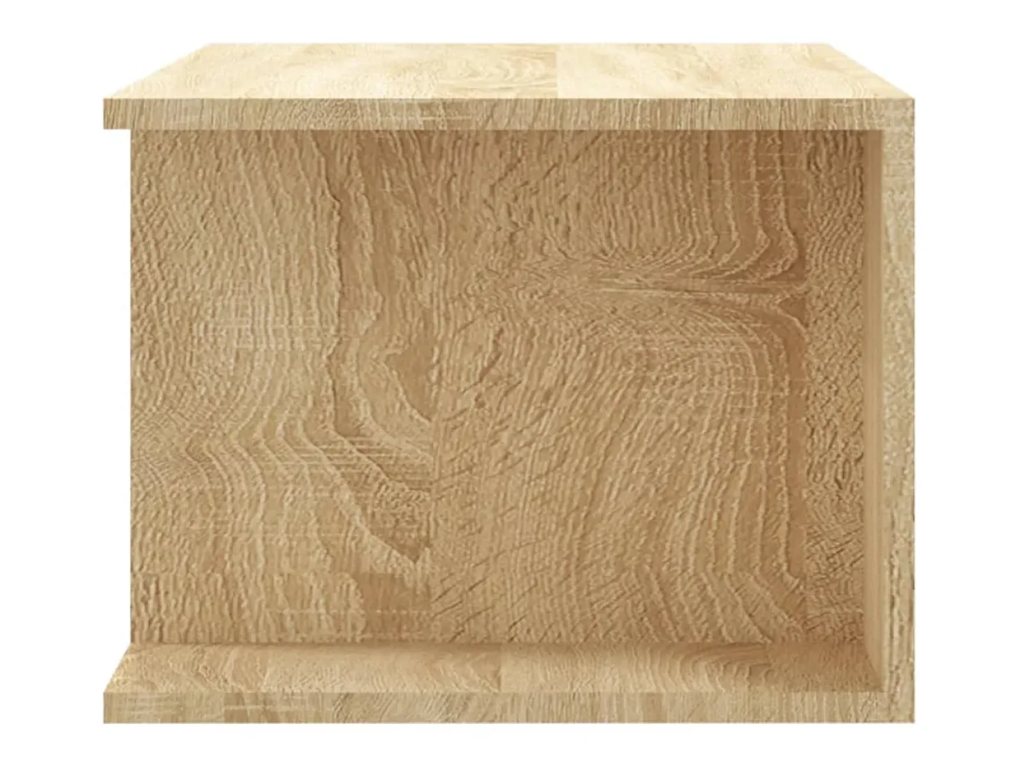 Mueble de TV con luces LED roble Sonoma 90x39x30 cm