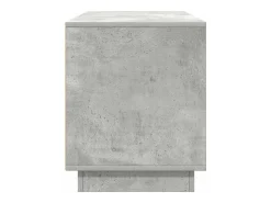Mueble de TV con luces LED gris hormigón 100x41x50 cm