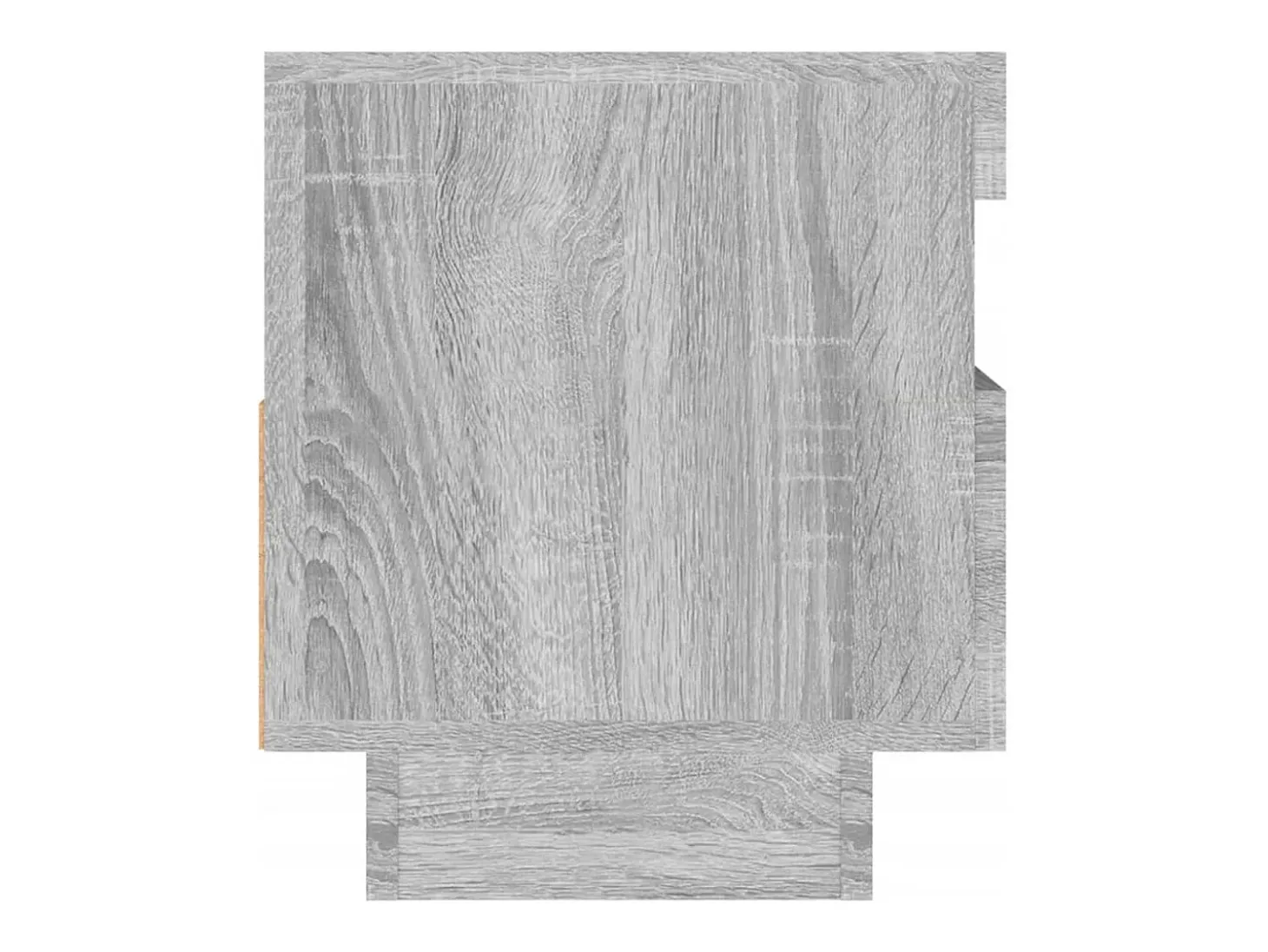 Mueble de TV con luces LED gris Sonoma 80x35x40 cm