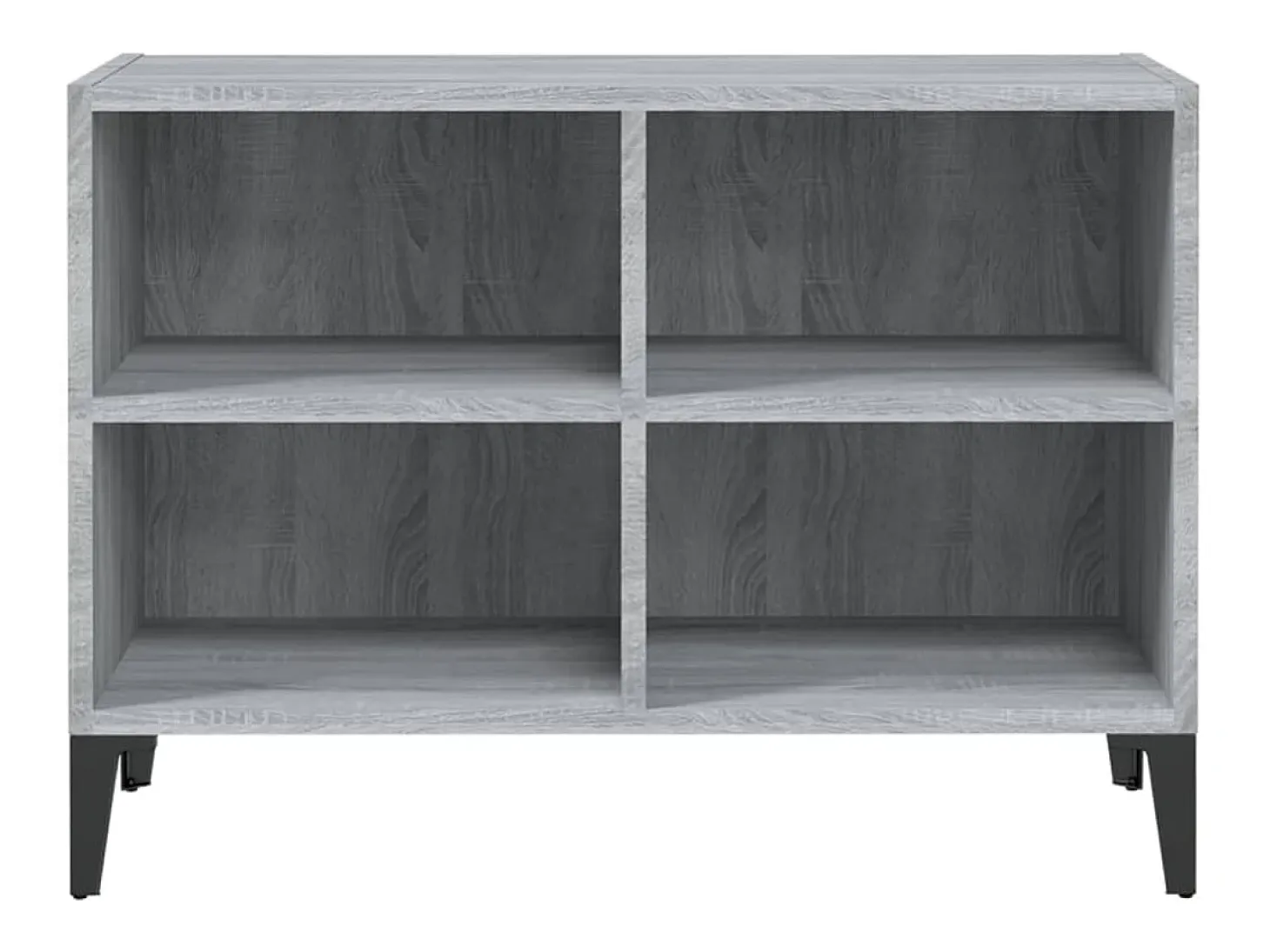 Mueble de TV con patas de metal gris Sonoma 69,5x30x50 cm
