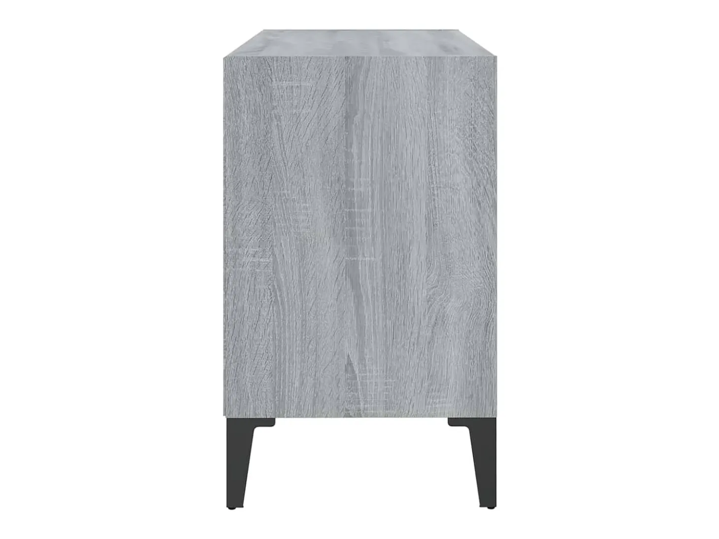 Mueble de TV con patas de metal gris Sonoma 69,5x30x50 cm
