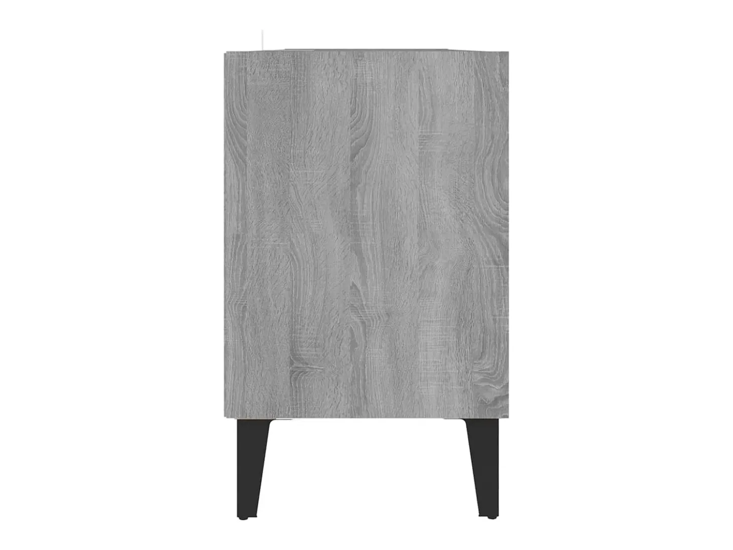Mueble de TV con patas de metal gris Sonoma 103,5x30x50 cm