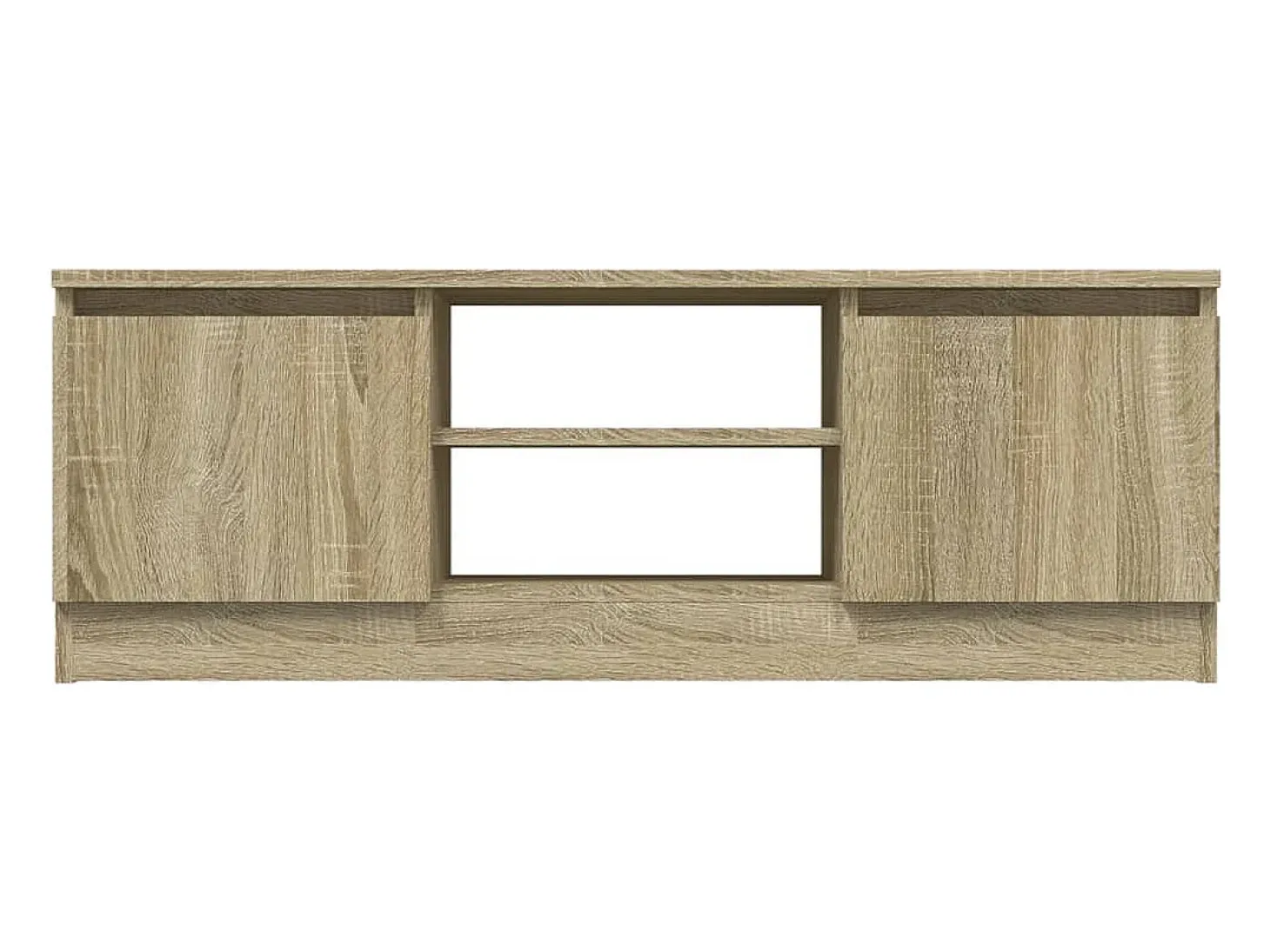 Mueble de TV con puerta roble Sonoma 102x30x36 cm