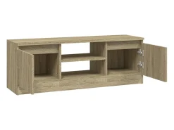 Mueble de TV con puerta roble Sonoma 102x30x36 cm