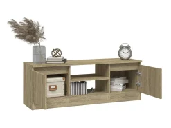 Mueble de TV con puerta roble Sonoma 102x30x36 cm ES24540