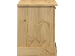 Mueble de TV Corona madera maciza de pino 100x40x52 cm ES824352