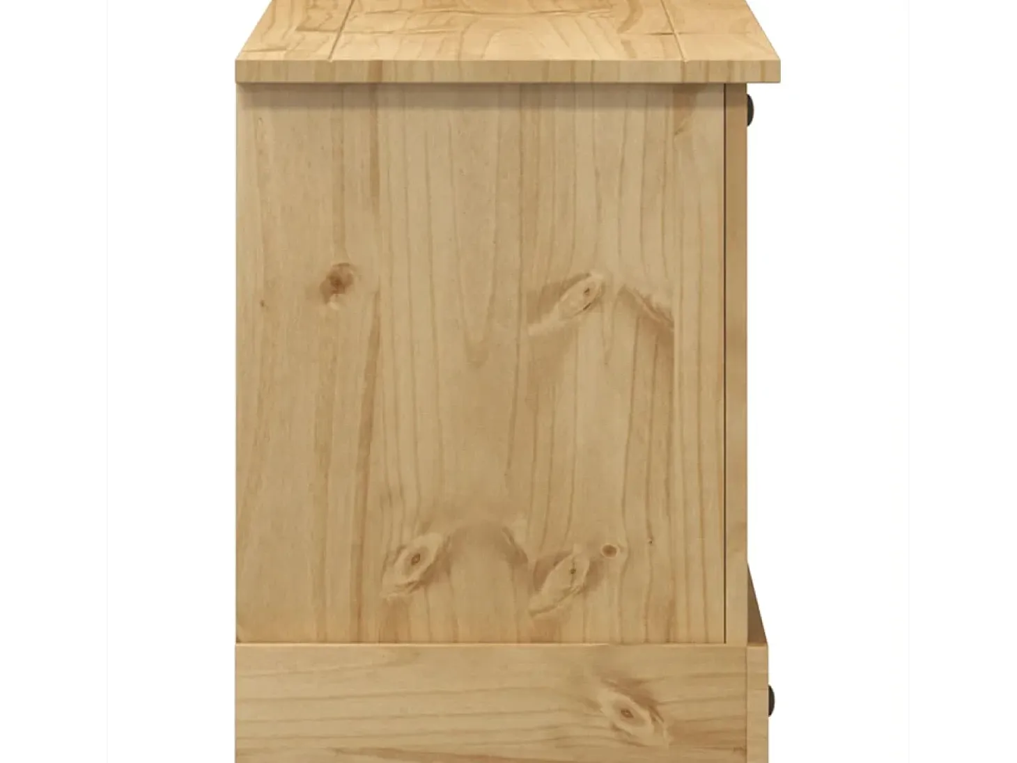 Mueble de TV Corona madera maciza de pino 100x40x52 cm ES824352
