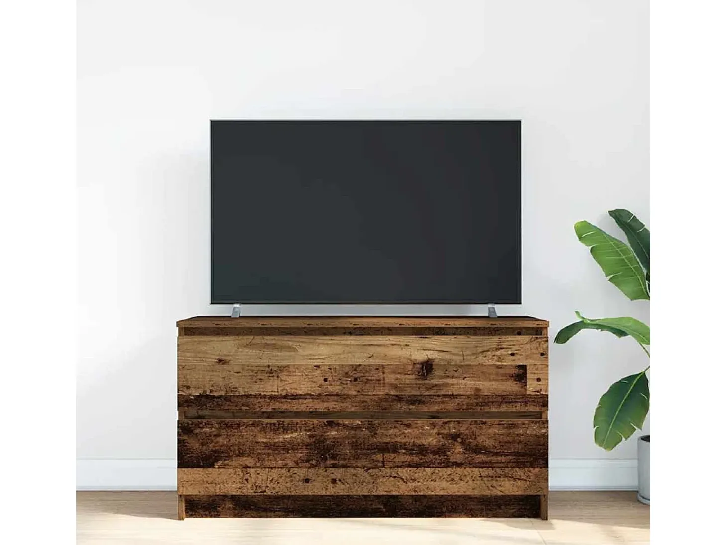Mueble de TV de madera antigua 100x35x54 cm Madera ingeniería