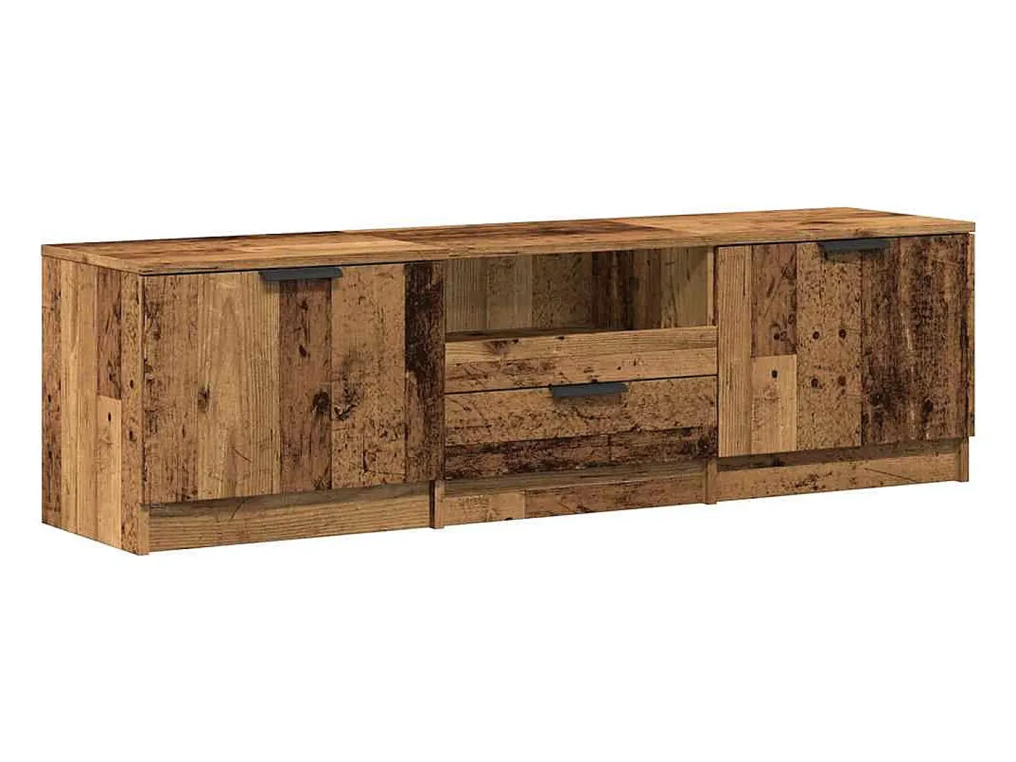 Mueble de TV de madera antigua 140x35x40 cm Madera ingeniería