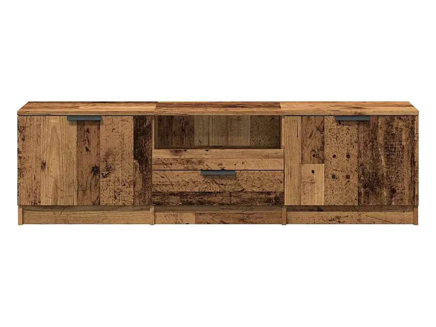 Mueble de TV de madera antigua 140x35x40 cm Madera ingeniería