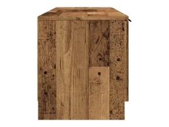 Mueble de TV de madera antigua 140x35x40 cm Madera ingeniería