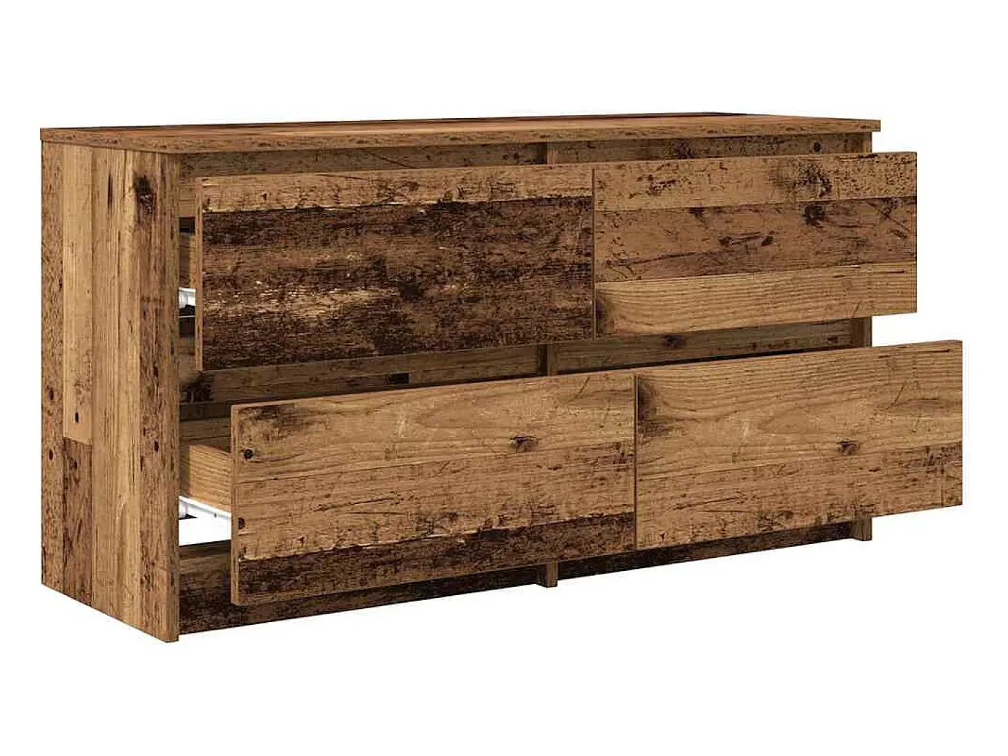 Mueble de TV de madera antigua 100x35x54 cm Madera ingeniería